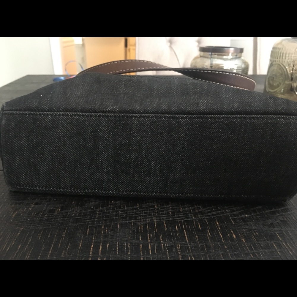 Authentic Chanel denim and brown leather - Picture 6 of 8
